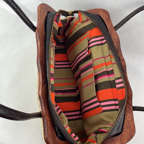 Vanessa Woven Straw Hand/Shoulder Bag - Picture 11 of 14